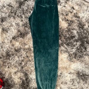 Velvet Green Pants